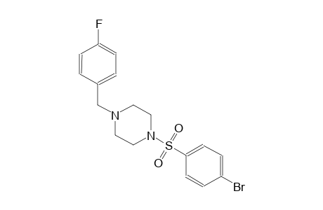 piperazine, 1-[(4-bromophenyl)sulfonyl]-4-[(4-fluorophenyl)methyl]-