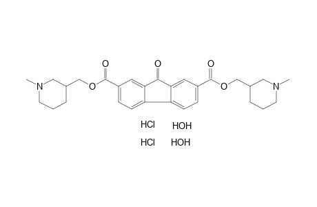 9-OXOFLUORENE-2,7-DICARBOXYLIC ACID, BIS[(1-METHYL-3-PIPERIDYL)METHYL] ESTER, DIHYDROCHLORIDE, HYDRATED