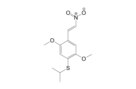 (E)-1-(4-iso-Propylthio-2,5-dimethoxyphenyl)-2-nitroethene