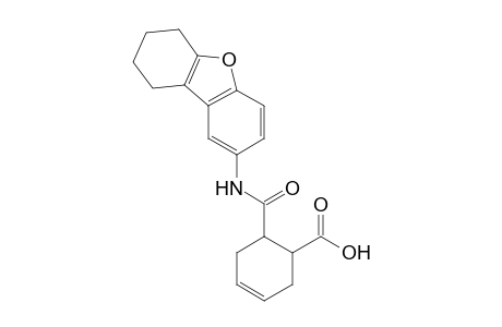 3-Cyclohexene-1-carboxylic acid, 6-[[(6,7,8,9-tetrahydrobenzo[b]benzofuran-2-yl)amino]carbonyl]-
