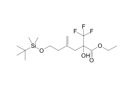 Ethyl 6-(tert-Butyldimethylsilyloxy)-2-hydroxy-4-methylene-2-(trifluoromethyl)hexanoate