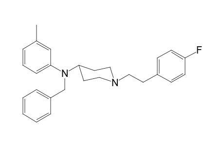 N-Benzyl-1-[2-(4-fluorophenyl)ethyl]-N-3-methylphenylpiperidin-4-amine