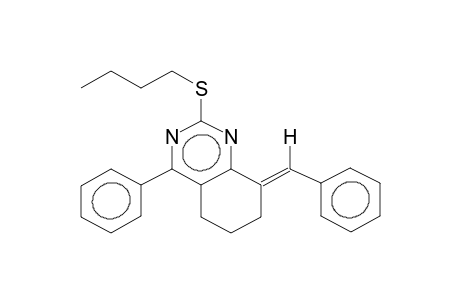 2-BUTYLMERCAPTO-4-PHENYL-8E-BENZYLIDENE-5,6,7,8-TETRAHYDROQUINAZOLINE