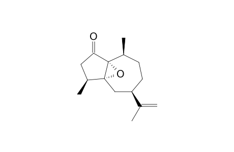 (3S,3aR,5R,8S,8aR)-3,8-Dimethyl-5-(prop-1-en-2-yl)-hexahydro-1H,4H-3a,8a-epoxyazulen-1-one