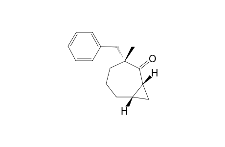 (1R*,3R*,7S*)-3-Methyl-3-(phenyl)methylbicyclo[5.1.0]octan-2-one