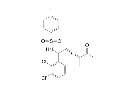 N-[1-(4'-Methyl-4'-(2'',3''-dichlorophenyl)-5'-oxohexa-2',3'-dienyl]-4-methylbenzene-sulfonamide