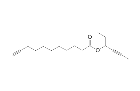 Undec-10-ynoic acid, hex-4-yn-3-yl ester