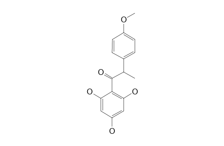2-(4-METHOXYPHENYL)-1-(2,4,6-TRIHYDROXYPHENYL)-PROPAN-1-ONE;6'-HYDROXYANGOLENSIN