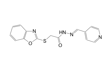 acetic acid, (2-benzoxazolylthio)-, 2-[(E)-4-pyridinylmethylidene]hydrazide