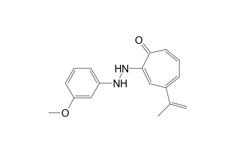 4-Isopropenyl-2-[2-(3-methoxyphenyl)hydrazino]tropone