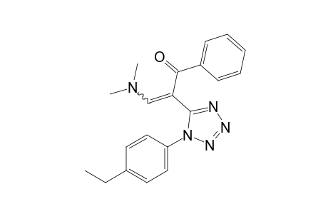 3-(dimethylamino)-2-(1-(p-ethylphenyl)-1H-tetrazol-5-yl]acrylophenone