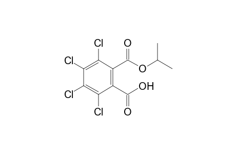 tetrachlorophthalic acid, monoisopropyl ester