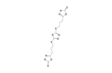 2,5-BIS-[(3H-1,3,4-OXADIAZOL-2-THIONE-5-YL)-PROPYLTHIO]-1,3,4-THIADIAZOLE