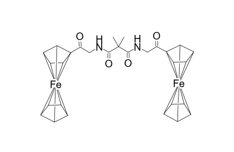 N,N'-(Ferrocenylcarbonylmethyl)-2,2-dimethylpropanediamide