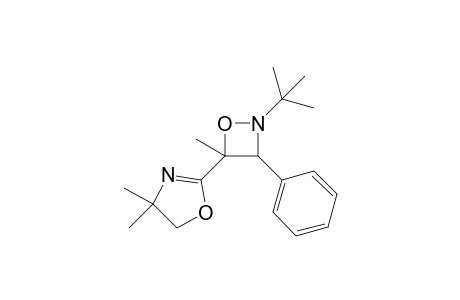 (3R*,4S*)-2-(2-tert-Butyl-4-methyl-3-phenyl-1,2-oxazetidin-4-yl)-4,4-dimethyl-4,5-dihydro-1,3-dioxazole