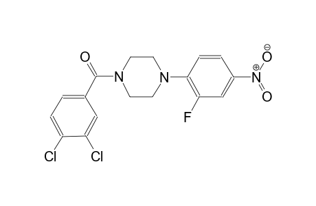 piperazine, 1-(3,4-dichlorobenzoyl)-4-(2-fluoro-4-nitrophenyl)-