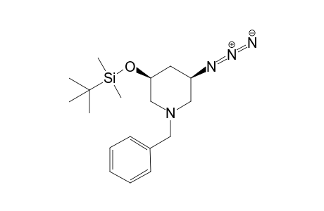 (3R,5S)-3-Azido-1-benzyl-5-(tert-butyldimethylsilyloxy)piperidine