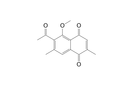 6-Acetyl-5-methoxy-2,7-dimethyl-1,4-naphthoguinone