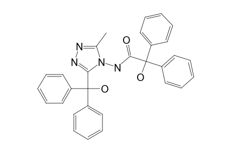 4-(1,1-DIPHENYL-1-HYDROXYMETHANECARBONYLAMINO)-3-(1,1-DIPHENYL-1-HYDROXYMETHYL)-5-METHYL-1,2,4-TRIAZOLE