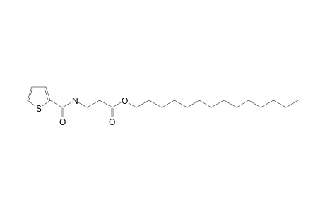 .beta.-Alanine, N-(thiophene-2-carbonyl)-, tetradecyl ester