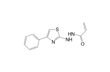 N'-(4-phenyl-1,3-thiazol-2-yl)prop-2-enehydrazide