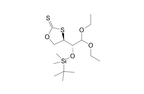 [4R,(1'S)]-4-[2,2-Bis(ethoxy)-1-(tert-butyldimethylsilyl)oxy-1-ethyl]-1,3-oxathiolane-2-thione