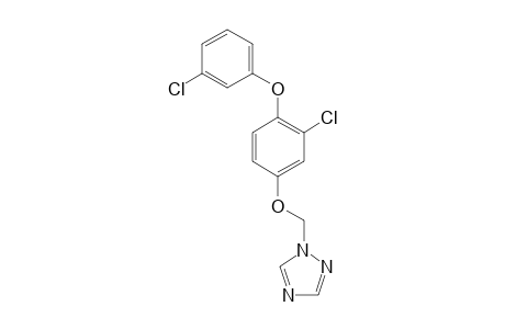 1H-1,2,4-Triazole, 1-[[3-chloro-4-(3-chlorophenoxy)phenoxy]methyl]-