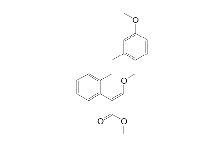 Benzeneacetic acid, alpha-(methoxymethylene)-2-[2-(3-methoxyphenyl)ethyl]-, methyl ester