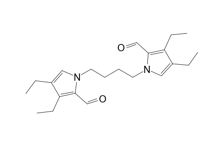 1,1'-(1,4-Butanediyl)-bis(3'',4''-diethylpyrrole-2"-carbaldehyde)