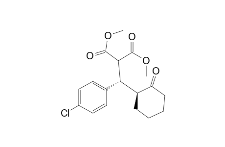 2-[(S)-(4-chlorophenyl)-[(1S)-2-ketocyclohexyl]methyl]malonic acid dimethyl ester