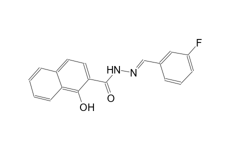 N'-[(E)-(3-fluorophenyl)methylidene]-1-hydroxy-2-naphthohydrazide