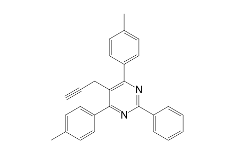 2-Phenyl-5-propargyl-4,6-bis(4-tolyl)pyrimidine