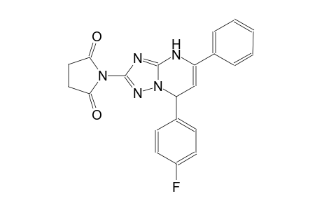 1-[7-(4-fluorophenyl)-5-phenyl-4,7-dihydro[1,2,4]triazolo[1,5-a]pyrimidin-2-yl]-2,5-pyrrolidinedione