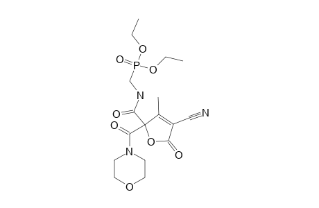 DIETHYL-[4-CYANO-3-METHYL-2-(MORPHOLINOCARBONYL)-5-OXO-2,5-DIHYDROFURAN-2-CARBOXAMIDO]-METHYLPHOSPHONATE