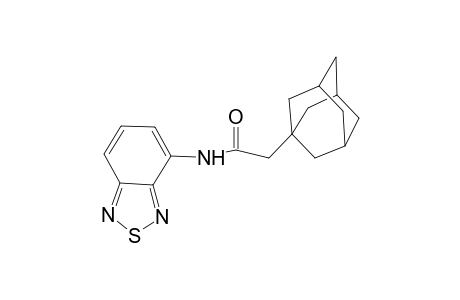 2-(1-Adamantyl)-N-(2,1,3-benzothiadiazol-4-yl)acetamide