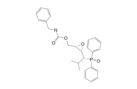 (2R,3S,4S)-1-[(N-BENZYLCARBAMOYL)-OXY]-4-DIPHENYLPHOSPHINOYL-2,3-EPOXY-5-METHYLHEXANE
