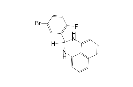 1H-perimidine, 2-(5-bromo-2-fluorophenyl)-2,3-dihydro-