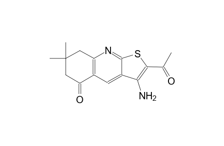 2-acetyl-3-amino-7,7-dimethyl-7,8-dihydrothieno[2,3-b]quinolin-5(6H)-one