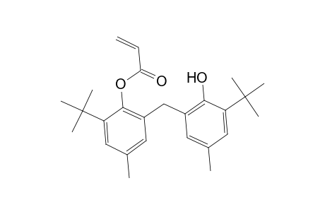 2-Propenoic acid, 2-(1,1-dimethylethyl)-6-[[3-(1,1-dimethylethyl)-2-hydroxy-5-methylphenyl]methyl]-4-methylphenyl ester