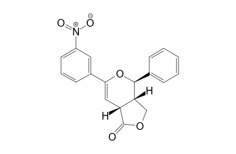 (cis)-6-(3-Nitro-phenyl)-4-phenyl-3a,7a-dihydro-3H,4H-furo[3,4-c]pyran-1-one