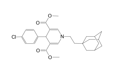 3,5-pyridinedicarboxylic acid, 4-(4-chlorophenyl)-1,4-dihydro-1-(2-tricyclo[3.3.1.1~3,7~]dec-1-ylethyl)-, dimethyl ester