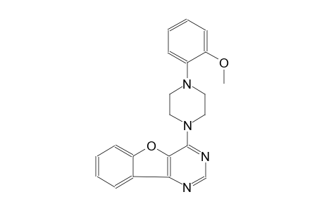 4-[4-(2-methoxyphenyl)-1-piperazinyl][1]benzofuro[3,2-d]pyrimidine
