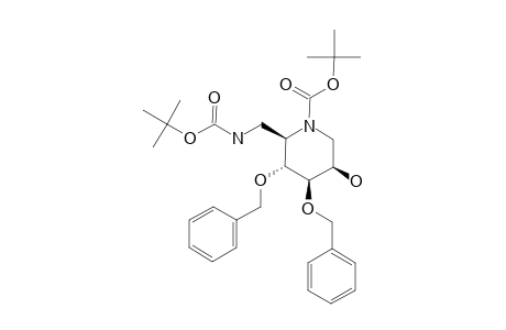 6-[(TERT.-BUTYLOXYCARBONYL)-AMINO]-3,4-DI-O-BENZYL-1,5-[(TERT.-BUTYLOXYCARBONYL)-IMINO]-1,5,6-TRIDEOXY-D-MANNITOL