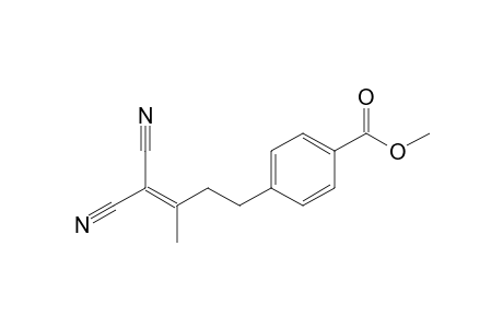 Methyl 4-[(4,4-Dicyano-3-methylbut-3-enyl)]benzoate