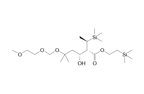(2S,3R)-3-hydroxy-5-(2-methoxyethoxymethoxy)-5-methyl-2-[(1R)-1-trimethylsilylethyl]hexanoic acid 2-trimethylsilylethyl ester
