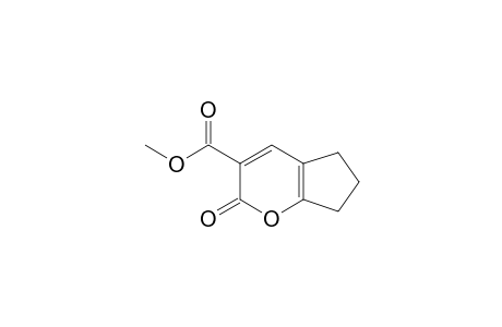 Methyl 2-oxo-2,5,6,7-tetrahydrocyclopenta[b]pyran-3-ylcarboxylate