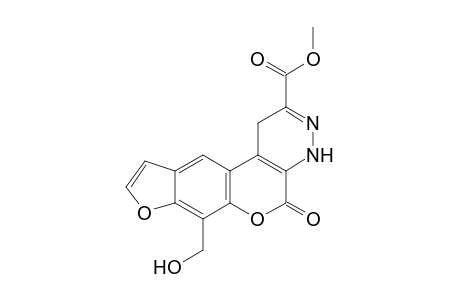 7-Hydroxymethyl-1,4-dihydropyridazino[3,4-c]psoralen-2-carboxylic acid methyl ester