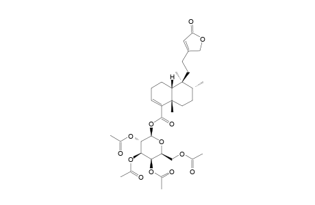 CIS-CLERODA-3,13(14)-DIEN-15,16-OLIDE-18-O-[BETA-D-GALACTOPYRANOSYL]-PERACETYLESTER