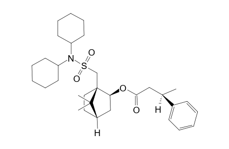 (1R,2S,4S)-10-(N,N-Dicyclohexylaminosulfonyl)born-2-yl (R)-3-phenylbutanoate