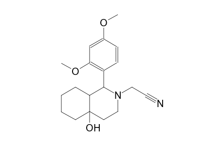 (1-(2,4-dimethoxyphenyl)-4a-hydroxyoctahydro-2(1H)-isoquinolinyl)acetonitrile